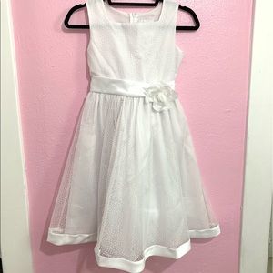 Girls White Dress